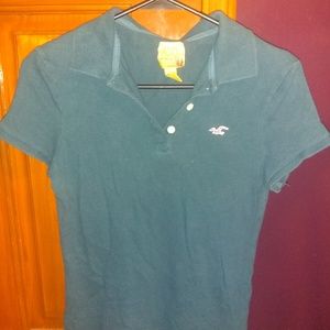 Hollister teal colored Polo